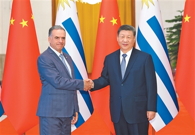 习近平同乌拉圭总统奥尔西举行会谈