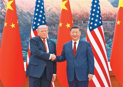 习近平同美国总统特朗普会谈
