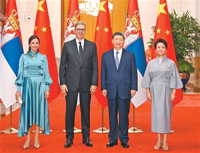习近平同塞尔维亚总统武契奇会谈